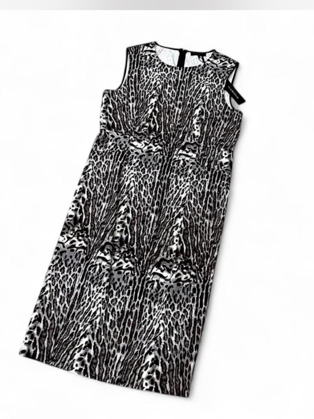 Sophisticated Donna Karen Animal Print Sheath Dress | Size 12 | Career & Cocktai